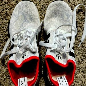 Adidas NMD_R1 STLT 'WHITE BLACK SCARLET'